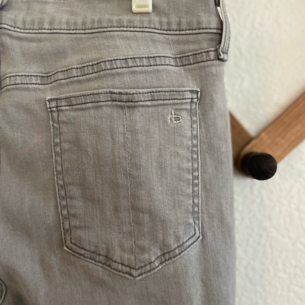 Rag & Bone | Grey ankle skinny mid rise raw edge women’s sz 32 extra lar… - Picture 13 of 15
